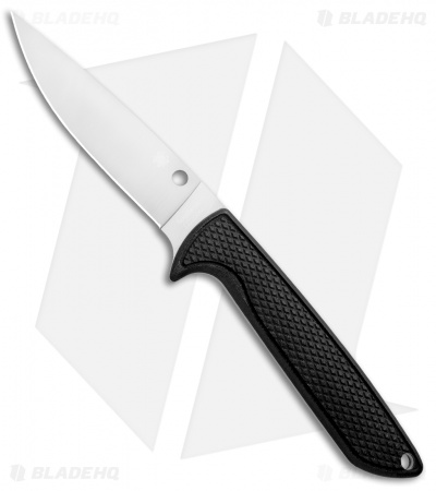 Spyderco WaterWay Fixed Blade Knife Black G-10 (4.4" Satin) FB43GPZ