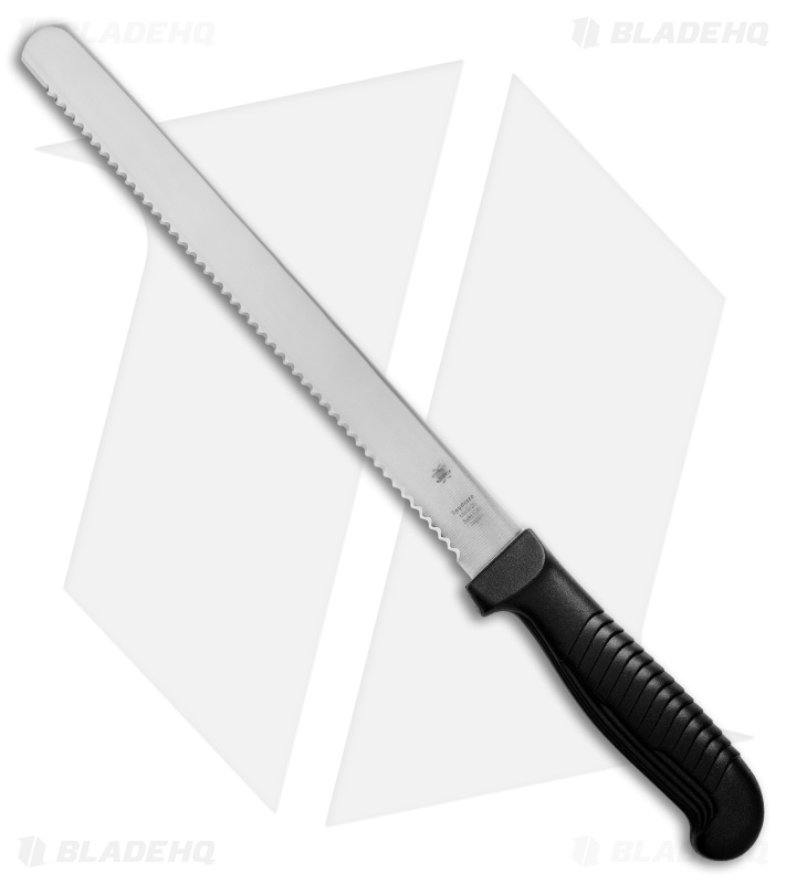 Spyderco 10" Bread Knife Black Polypropylene  K01SBK