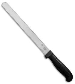 Spyderco 10&quot; Bread Knife Black Polypropylene  K01SBK | 60694