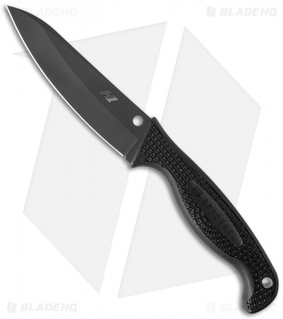 Spyderco Aqua Salt Fixed Blade Dive Knife (4.69 Black) FB23PBBK - Blade HQ