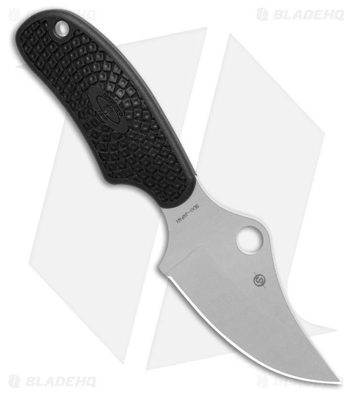 Spyderco Shirley-Owens ARK Fixed Blade Neck Knife Black FRN (2.6" Satin) FB35PBK