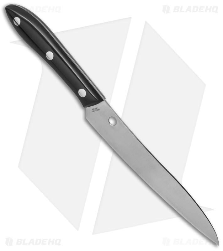 Spyderco 6 Cook S Knife Black Corian K11p Blade Hq