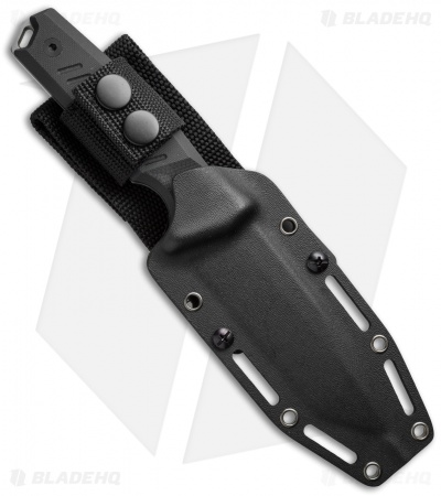 Steel Will Knives Cager 1420 Tanto Fixed Blade Knife Black G-10 (4.375" Satin)