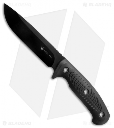 Steel Will Roamer Fixed Blade Knife Black TPE (5.5" Black) R305-1BK