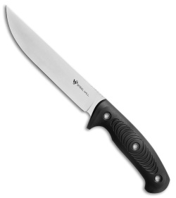 Steel Will Roamer Fixed Blade Knife Black TPE (6.375" Satin) R375-1BK 