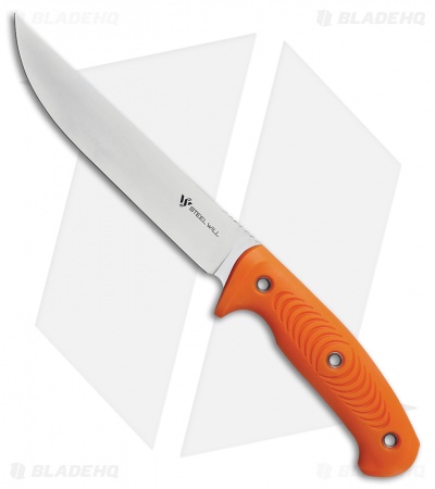 Steel Will Roamer Fixed Blade Knife Orange TPE (6.375" Satin) R375-1OR 