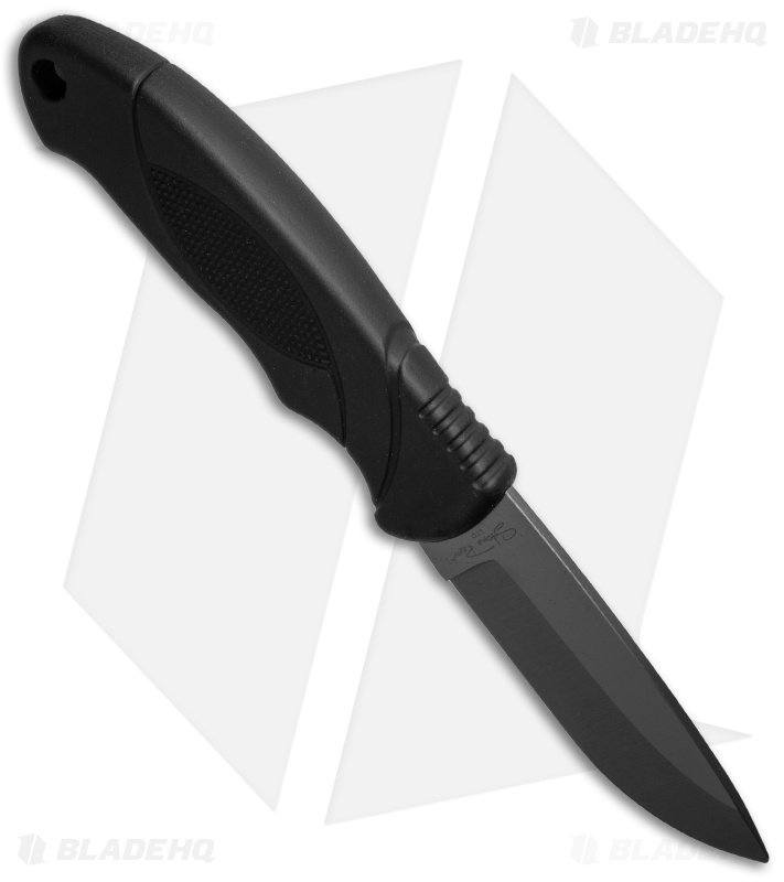 Stone River Ceramic Hunting Fixed Blade Knife (3.2" Black) SRG41RCB