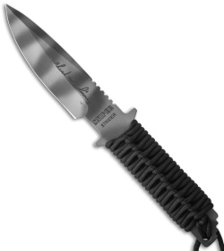 Strider MT Mod 10 Sniper Fixed Blade Knife Black Cord (5" Tiger)