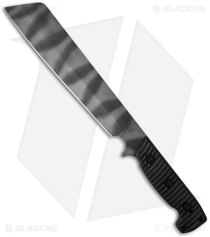 Strider Rogue Warrior 3 Fixed Blade Knife Black G-10 (10.75" Tiger Stripe)