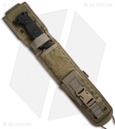 Strider Rogue Warrior 3 Fixed Blade Knife Black G-10 (10.75" Tiger Stripe)