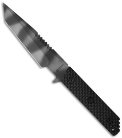 Strider VB-SS Tanto Knife Gunner Grip Black G-10 (5.5" Tiger Stripe)