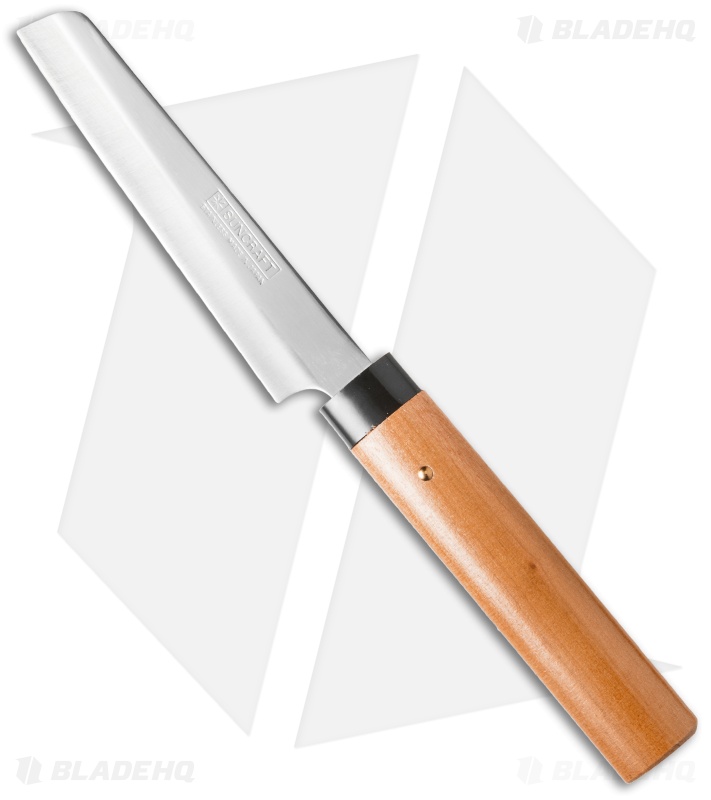 Suncraft Kakugata Fixed Blade Knife Varnished Wood (3.75" Satin) DCI429F