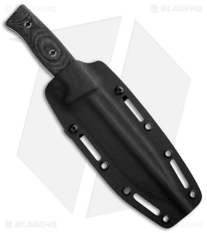 Survive Knives GSO 6.0 Black Micarta w/ Ferro Notch (6" Stonewash
