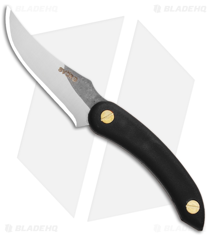 Svord Amerikiwi Skinning Fixed Blade Knife Black (3.3" Satin)