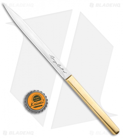 Svord Big Sister Brass Fixed Blade Knife (5.13" Satin)