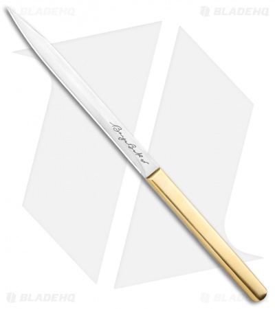 Svord Big Sister Brass Fixed Blade Knife (5.13" Satin)