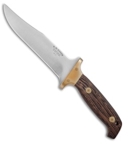 Svord Bowie Fixed Blade Knife Wenge Wood (6.375&quot; Satin) 280BW | 72571