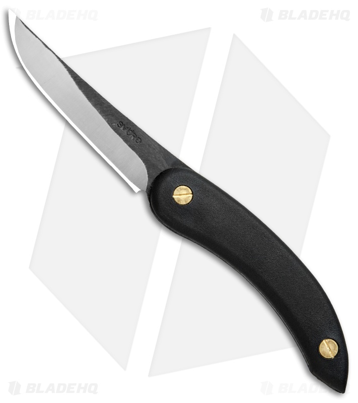 Svord Puukko Fixed Blade Knife Black (4.25" Satin)