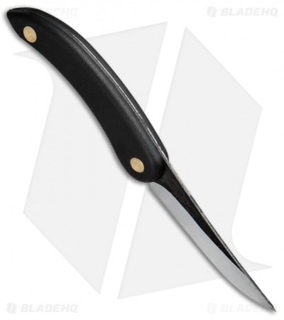 Svord Puukko Fixed Blade Knife Black (4.25" Satin)