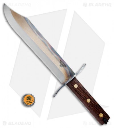 Svord Von Tempsky Bowie Limited Edition Fixed Blade Brass Sheath (11" Flamed)