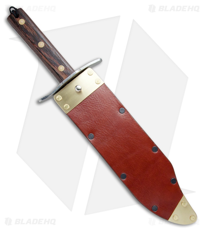 Svord Von Tempsky Bowie Limited Edition Fixed Blade Brass Sheath (11" Flamed)