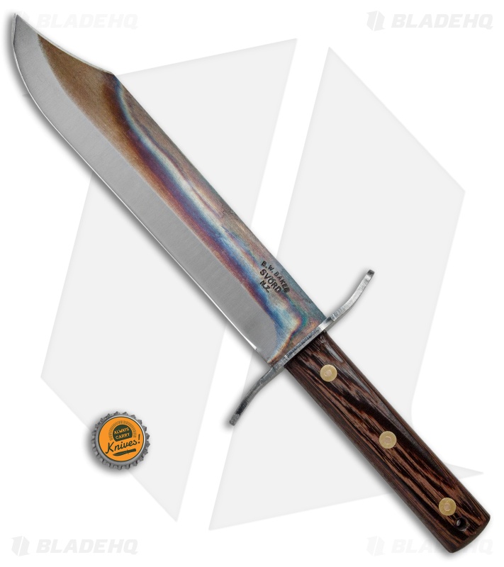 Svord Von Tempsky Bowie Limited Edition Fixed Blade Copper Sheath (11" Flamed)