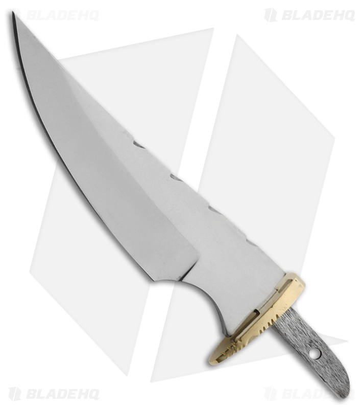 Tallen Element Clip Point Fixed Blade Knife Blank w/ Sheath (3.75" Mirror)