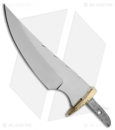 Tallen Element Clip Point Fixed Blade Knife Blank w/ Sheath (3.75" Mirror)