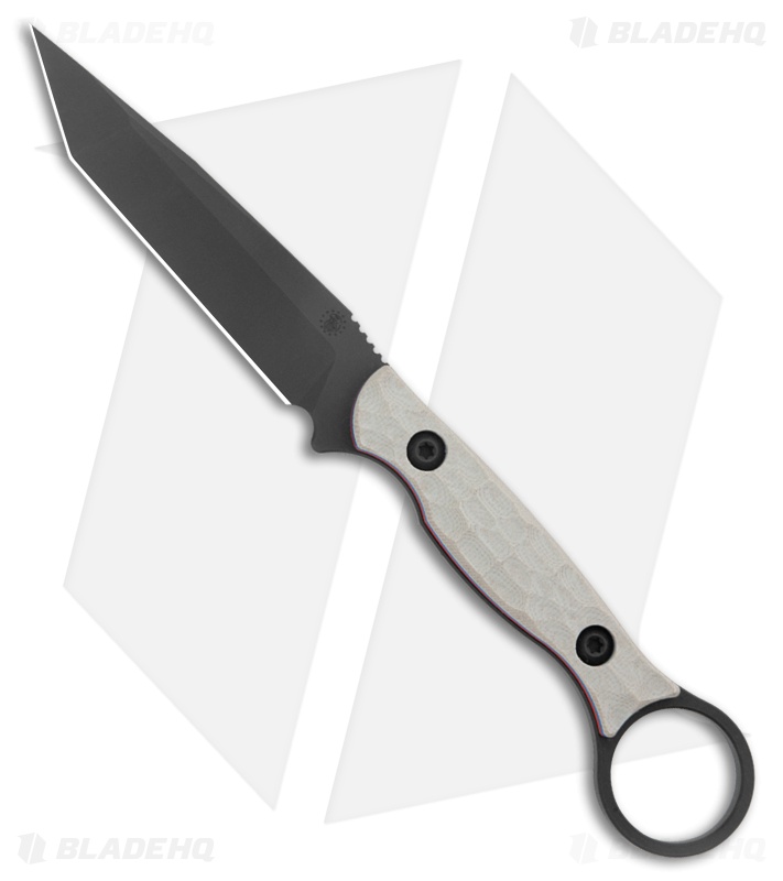 Toor Knives Serpent T Tanto Fixed Blade Knife Patriot G-10 (3.9" Black)