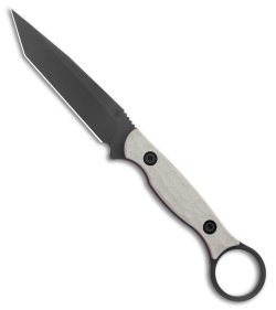 Toor Knives Serpent T Tanto Fixed Blade Knife Patriot G-10 (3.9" Black)