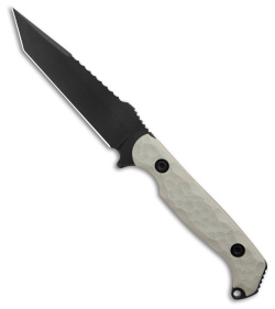 Toor Knives Darter Tanto Fixed Blade Knife Disruptive Grey (4.25" Black)