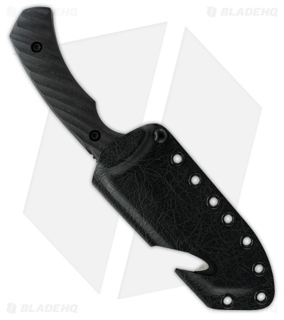 Toor Knives Egress Carbon Fixed Blade Knife Black G-10 (4.875" Black)