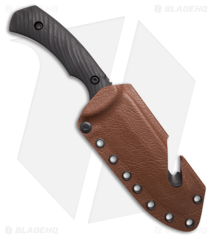Toor Knives Egress Outlaw Fixed Blade Knife  (4.875" Black)