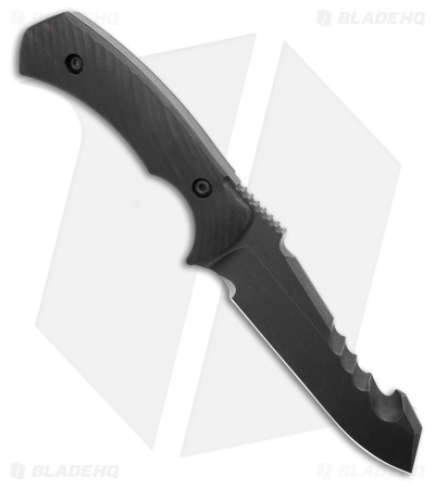 Toor Knives Egress Outlaw Fixed Blade Knife  (4.875" Black)