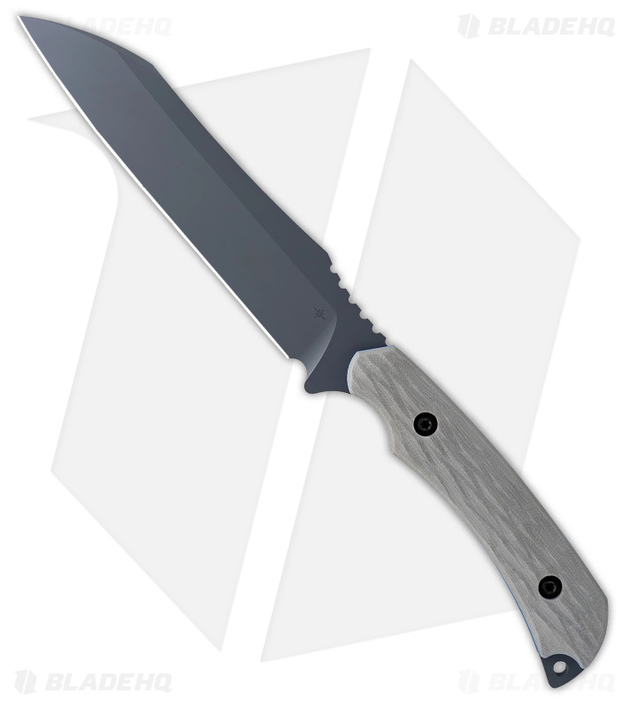 Toor Knives Fathom Fixed Blade Knife White G-10 (6.5" Thresher Gray)