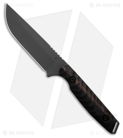 Toor Knives Field 2.0 Spanish Moss Fixed Blade Knife Ebony (4.5" Gray)