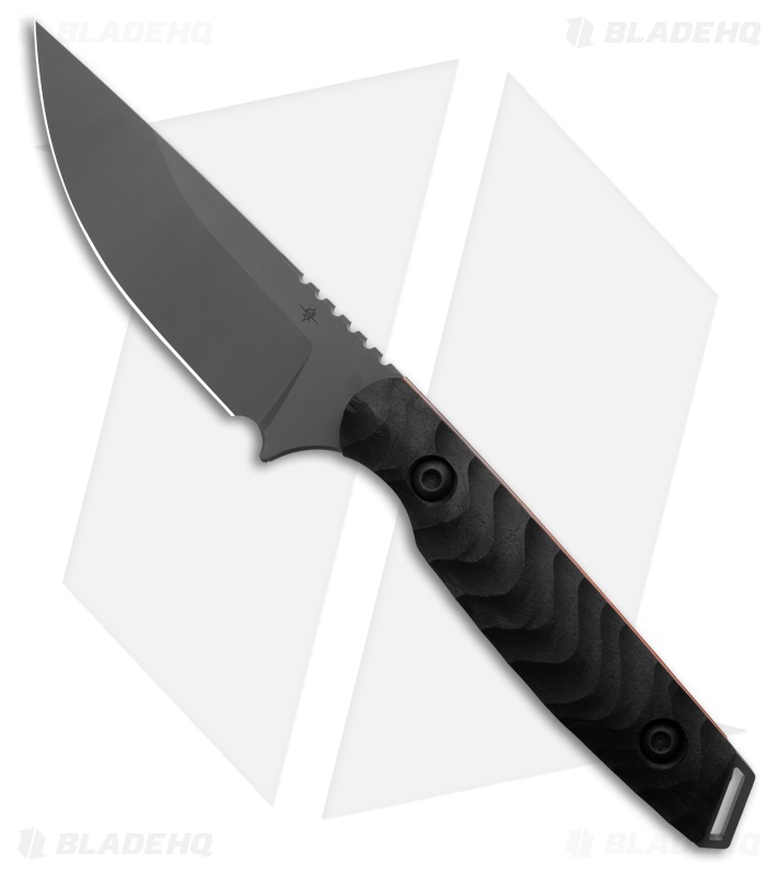 Toor Knives Field 3.0 Fixed Blade Knife Black Wood (3.8" Spanish Moss Ebony)