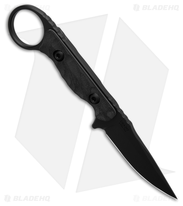 Toor Knives Jank Shank S Tactical Fixed Blade Knife Socom Black (3" Black)