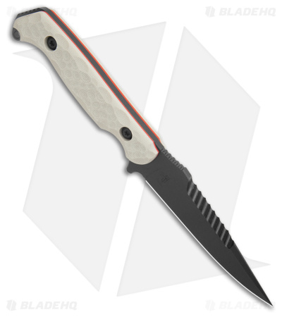 Toor Knives Darter Fixed Blade Knife Disruptive Grey G-10 (4.25" Black)
