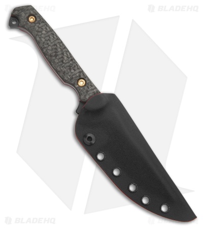 Toor Knives Heavy Metal  Krypteia S Fixed Blade Knife Carbon Fiber (4" Black)