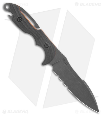 Toor Knives M.U.F. Diver Fixed Blade Knife Havoc Black G-10 (4.25" Black)