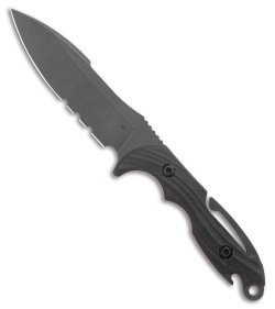 Toor Knives M.U.F. Diver Fixed Blade Knife Havoc Black G-10 (4.25" Black)