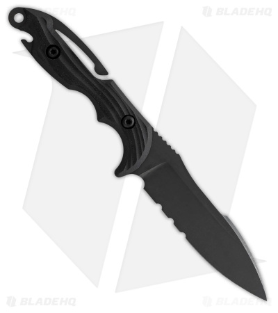 Toor Knives M.U.F. Diver Fixed Blade Knife Black G-10 (4.25" Blackwash)