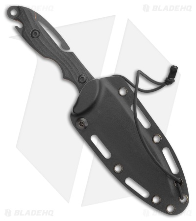 Toor Knives M.U.F. Diver Fixed Blade Knife Havoc Black G-10 (4.25" Black)