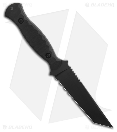 Toor Knives Overlord Shadow Fixed Blade Knife (4.50" Black)
