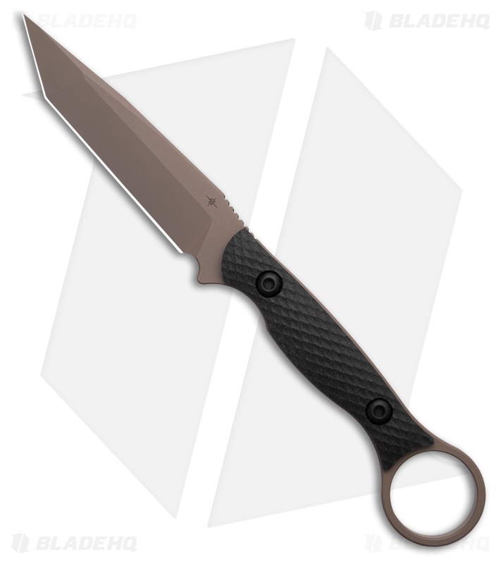 Toor Knives Serpent Tanto Fixed Blade Knife Arid G-10 (3.9" Tan)