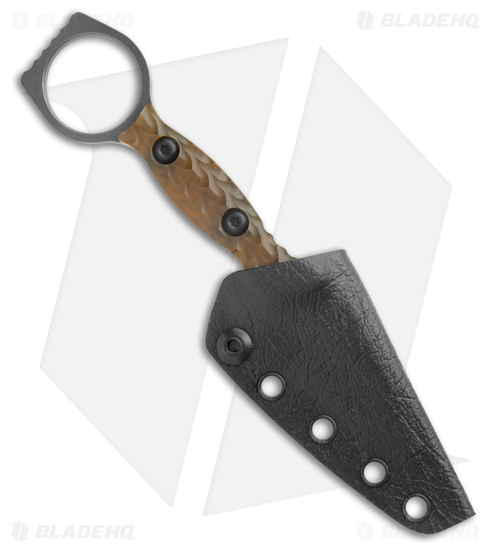 Toor Knives Viper Fixed Blade Knife Ultem (2.8" Gray) w/ Sheath