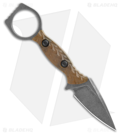 Toor Knives Viper Fixed Blade Knife Ultem (2.8" Gray) w/ Sheath