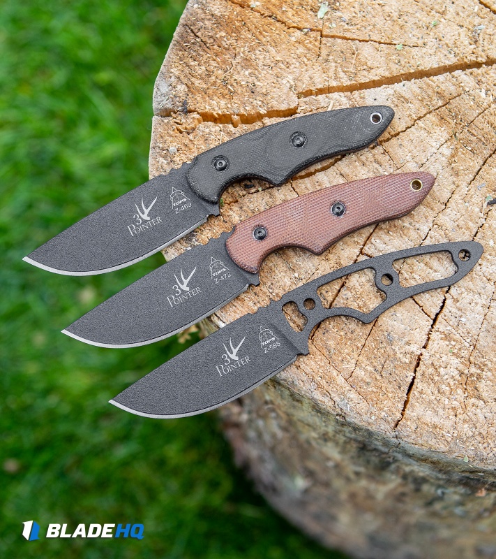 TOPS Knives 3 Pointer - Fixed Blade Knife | Tan Micarta | Blade HQ