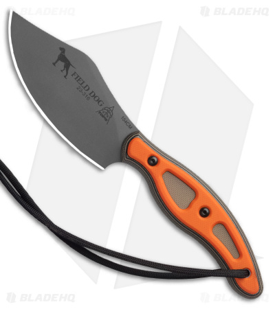 TOPS Knives Ana Espinoza Field Dog Fixed Blade Hunting Knife G-10 (3.9" Gray)